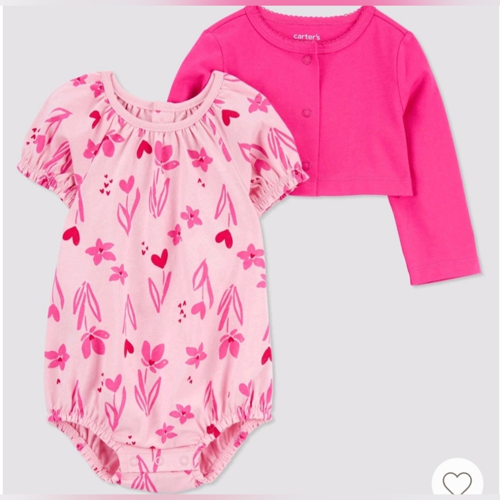 NWT Carter's Spring Set - Newborn